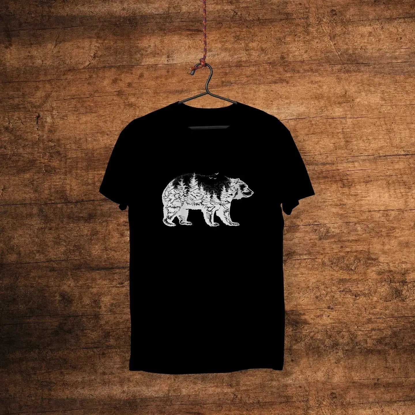 T-shirts bear in the woods Eigengewijs