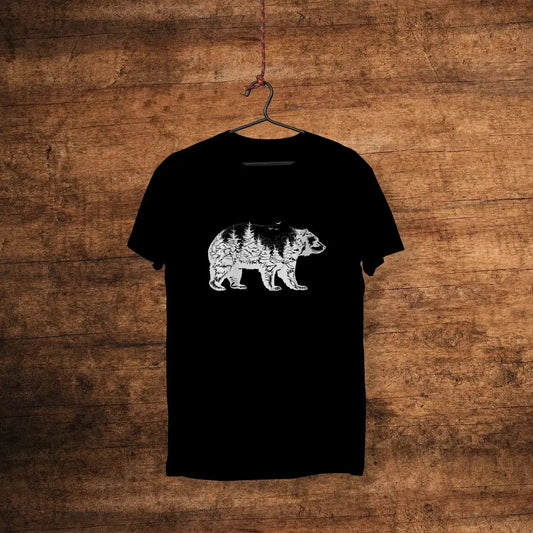 T-shirts bear in the woods Eigengewijs