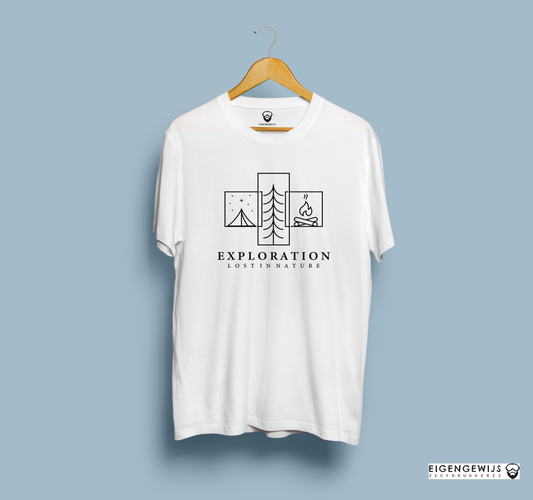 Lost in nature - tshirt biologisch katoen