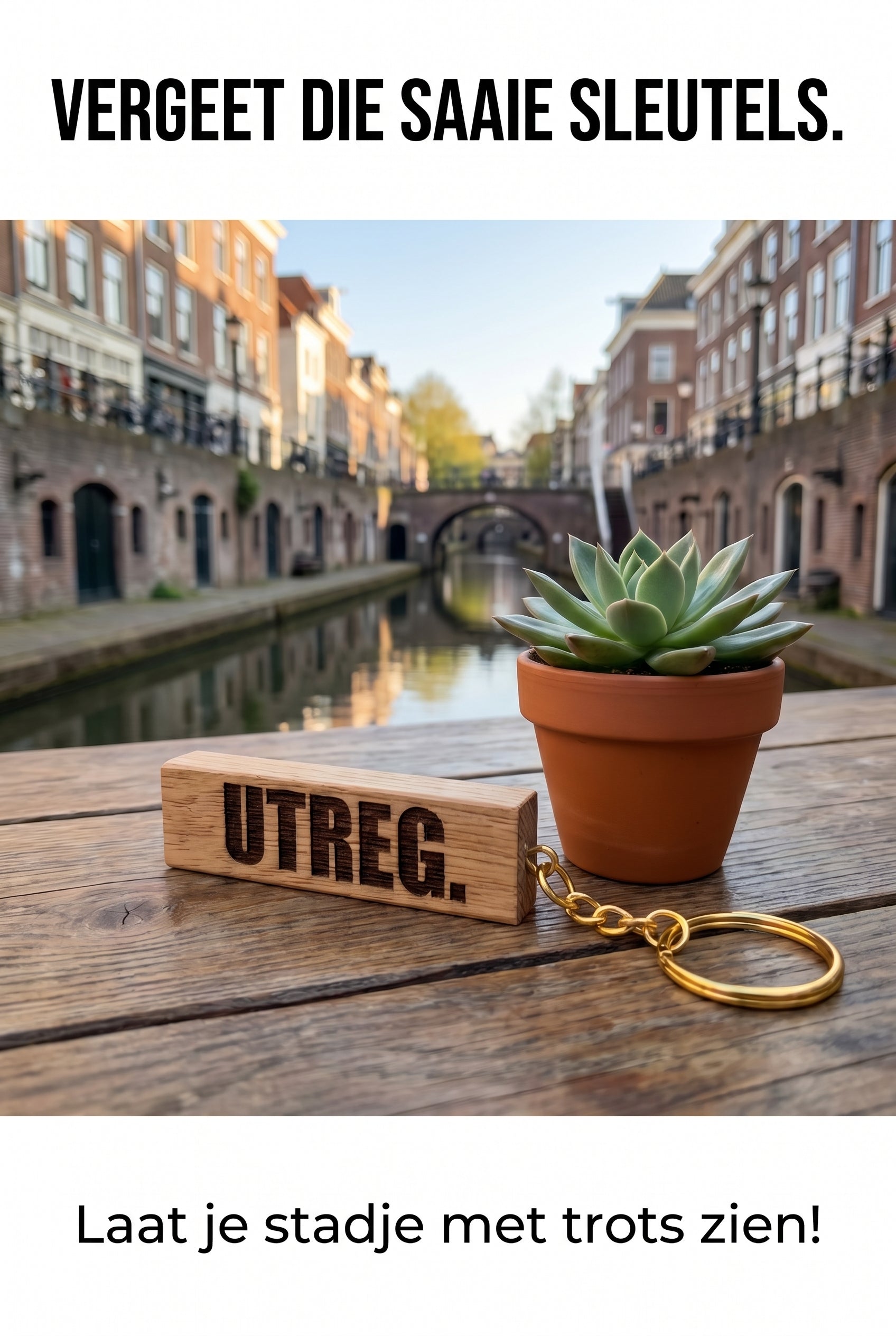 Sleutelhanger Utreg | Utrecht me stadsie Eigengewijs